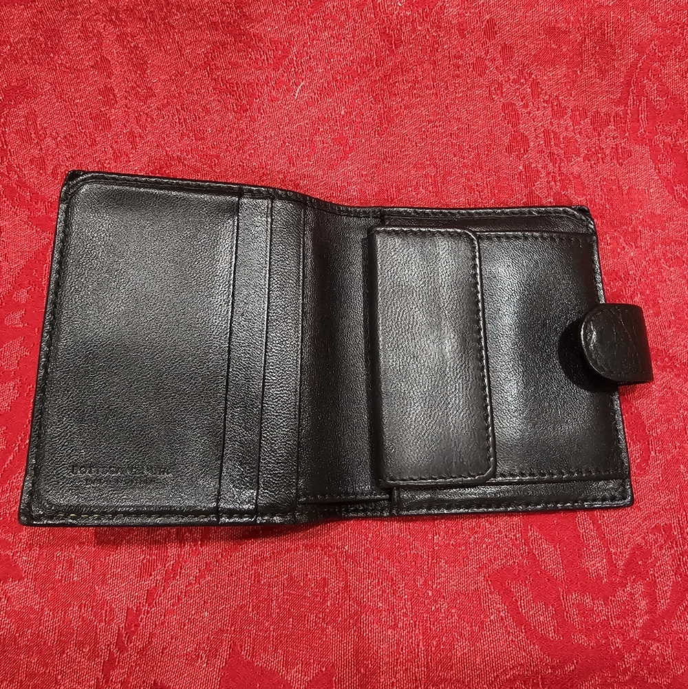 Bottega Veneta Black Leather Small Snap Wallet - Picture 6 of 12